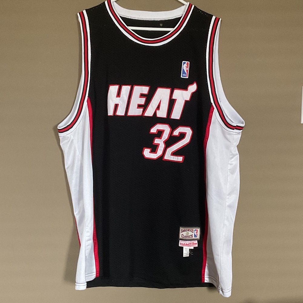 Vintage SHAG retired MIAMI HEAT jersey Hardwood Classic NBA